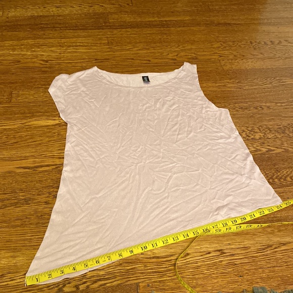 SAVVI MD Light Rose Pink (Light Mauve) Asymmetrical DARCY Top - Picture 12 of 14